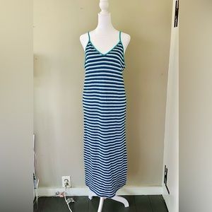 Knit Maxi striped dress